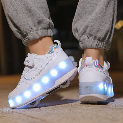 GlowRiders rolschaatsschoenen - Voor kinderen, met lichtshow
