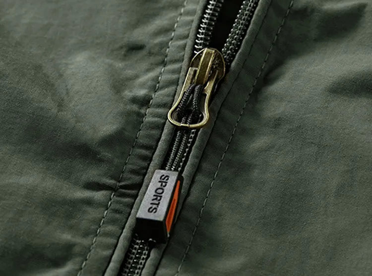 Waterproof Outdoor Men's Jacket with Detachable Hood