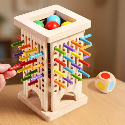 Gioco con bastoncini di legno - divertente ed educativo per bambini