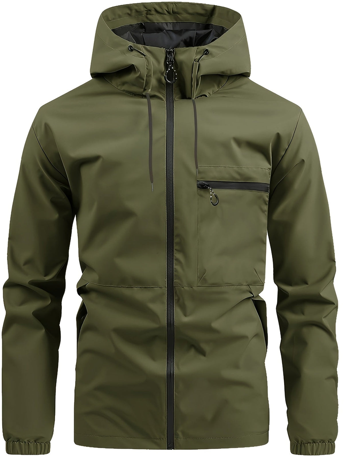 Men's Outdoor Jacket for Spring and Autumn – Windproof Hooded Jacket for Outdoor Activities