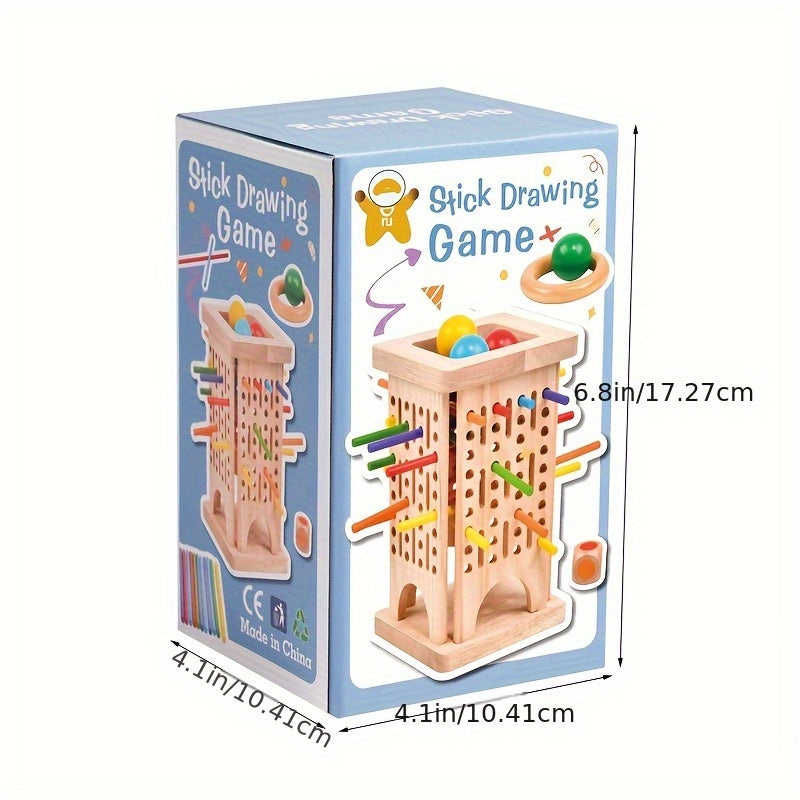 Gioco con bastoncini di legno - divertente ed educativo per bambini