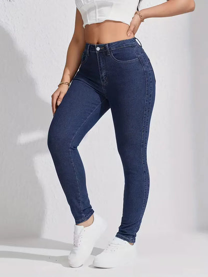 Jean skinny taille haute