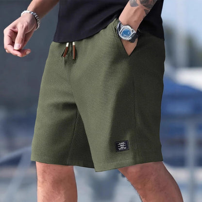 Casual sports shorts for men – summer, loose-fitting pants with drawstring and pockets