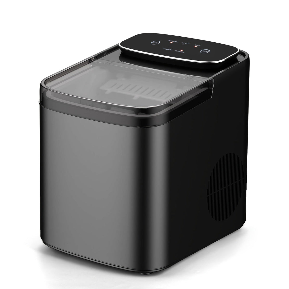 Self-Cleaning Ice Cube Maker with Two Ice Cube Sizes for Daily Use
