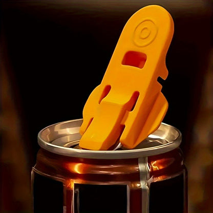 Compact Can Opener Tool for Beverage Cans with Ergonomic Grip