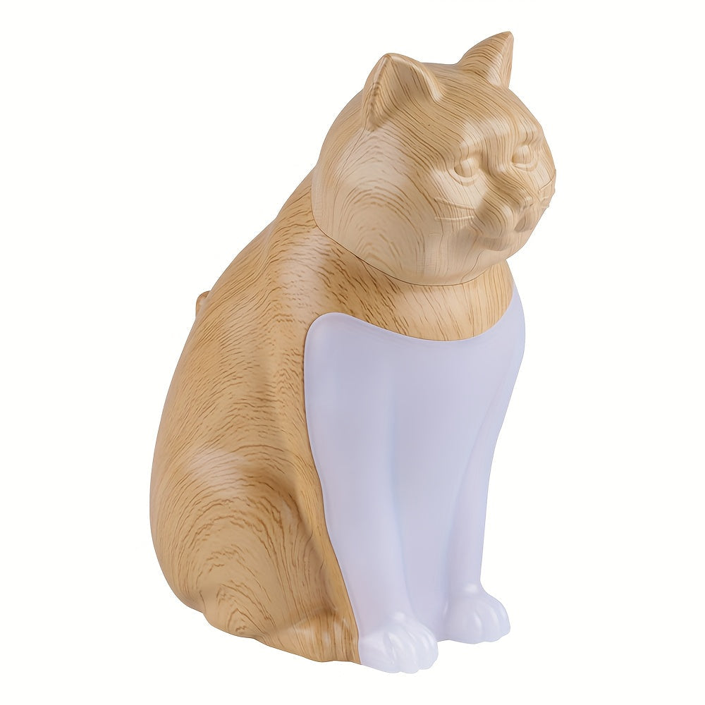 Luz nocturna decorativa para gatos con control táctil e intensidad regulable