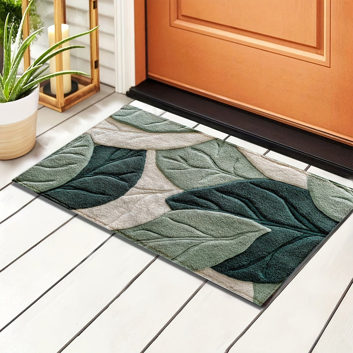 Leaf Bath Mat – Absorbent, Plush and Comfortable for the Bathroom