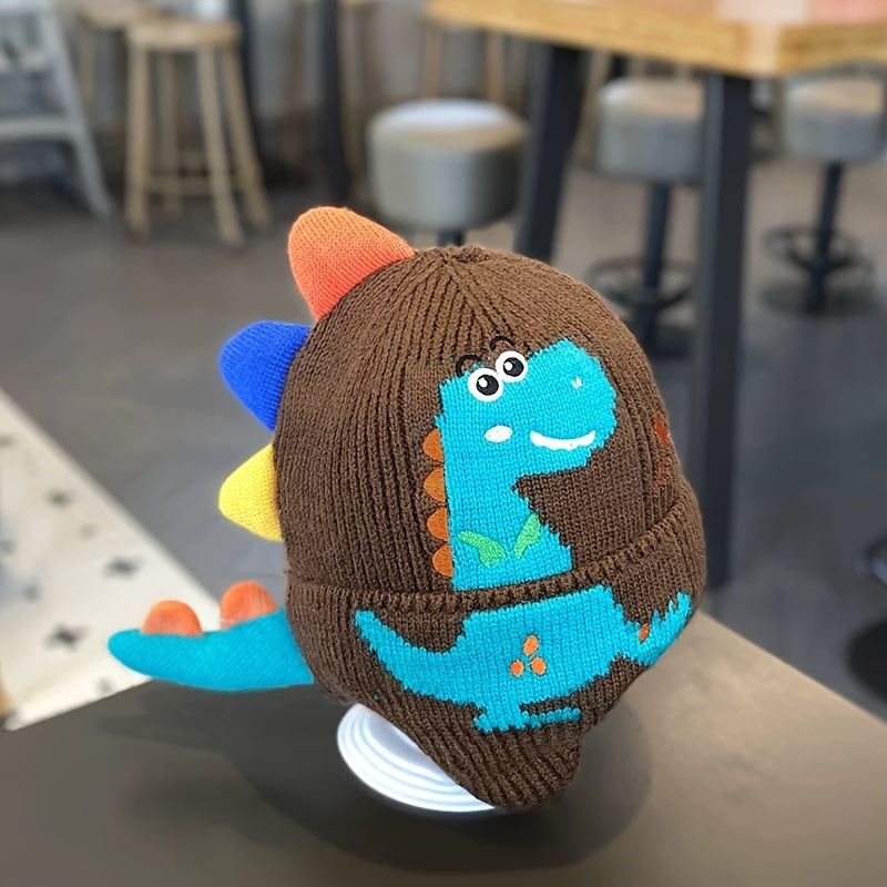Cappello invernale con dinosauro per bambini - per un calore giocoso