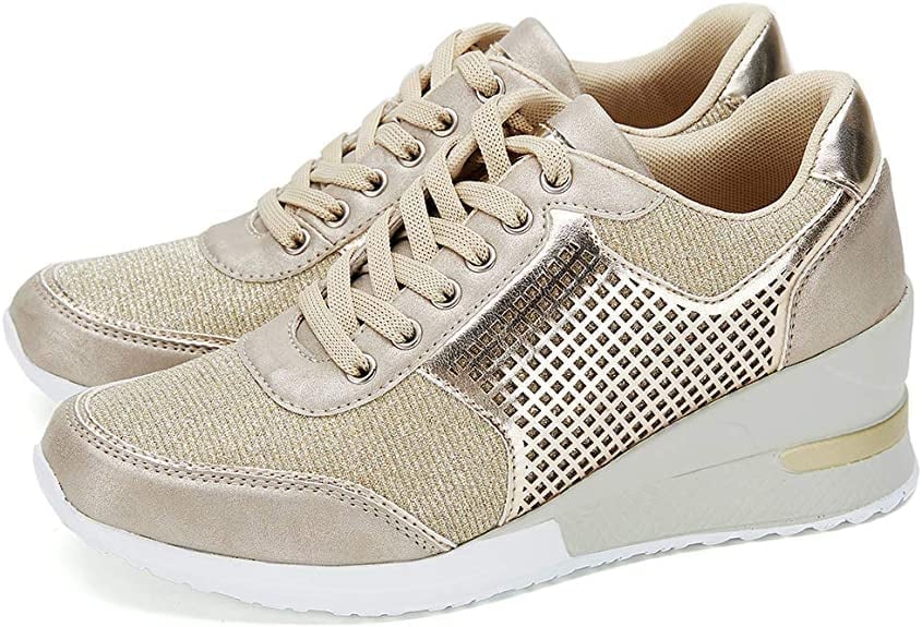 Sneakers da donna con zeppa rialzata e plateau - Esmer