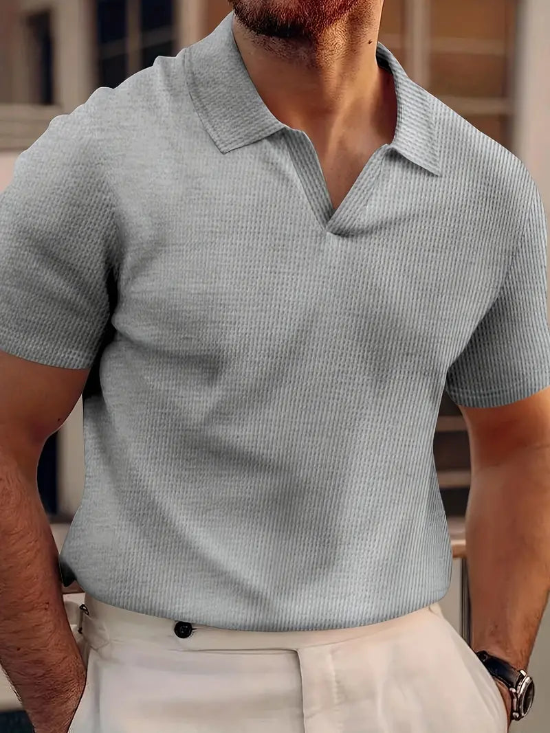 Men's Casual Short Sleeve Polo Shirt