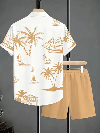 Ensemble avec imprimé tropical