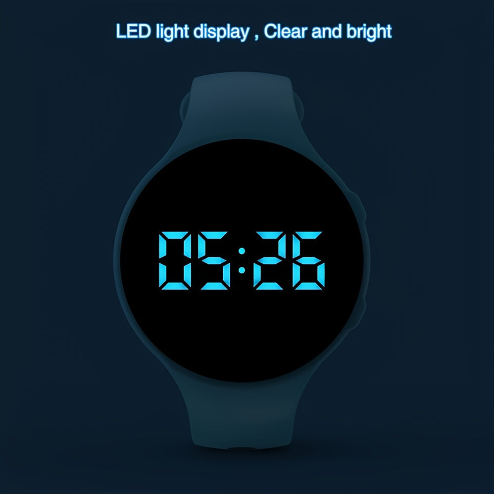 LED-Digitaluhr mit Schrittzähler und Vibrationsalarm – Fitnesstracker für Kinder