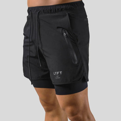 2-in-1 Sports and Training Shorts for Men