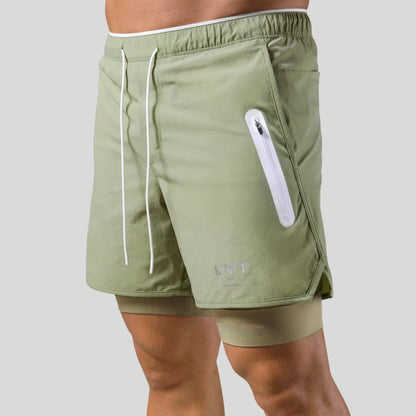 2-in-1 Sports and Training Shorts for Men