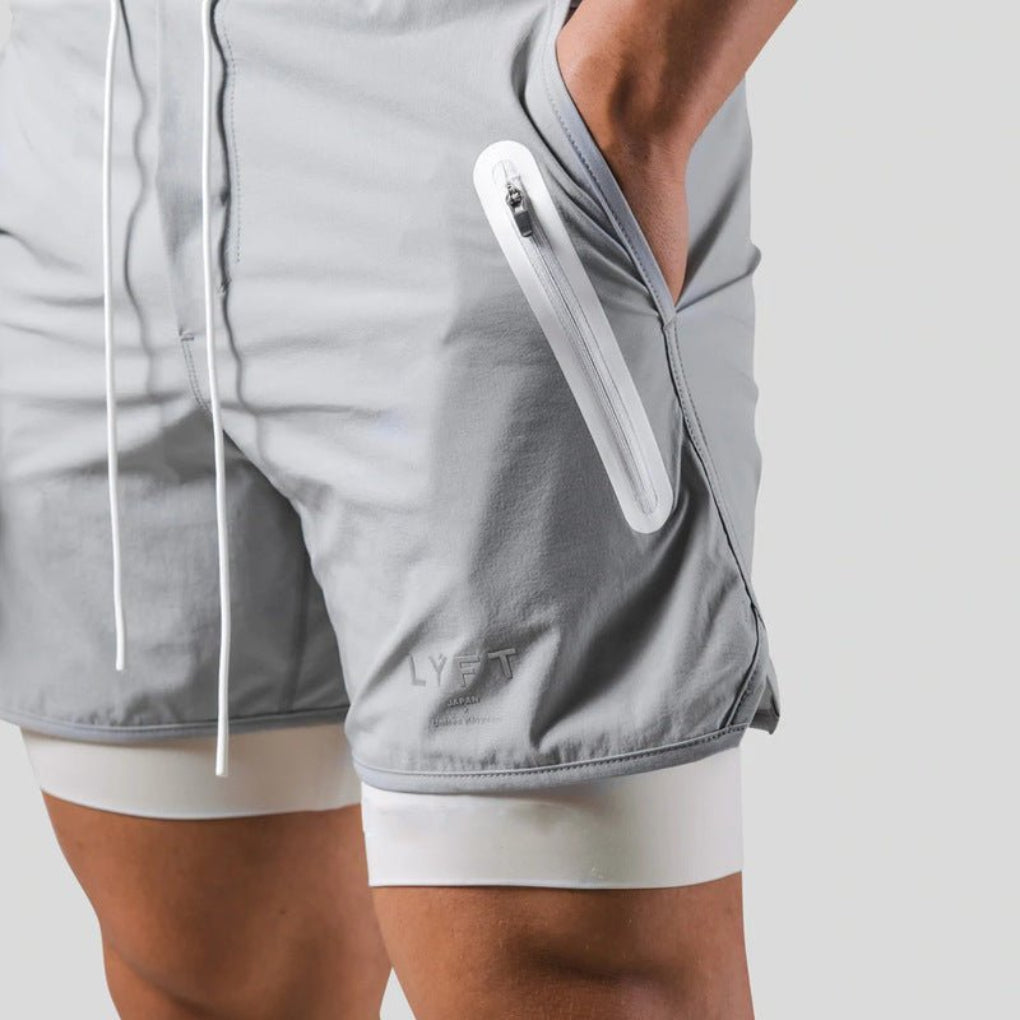 2-in-1 Sports and Training Shorts for Men