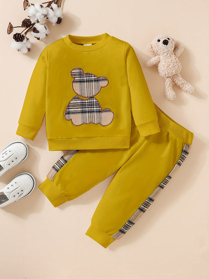 2-piece outfit - sweatshirt with bear embroidery and pants - Paris
