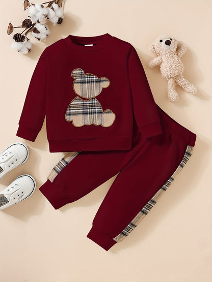 2-piece outfit - sweatshirt with bear embroidery and pants - Paris