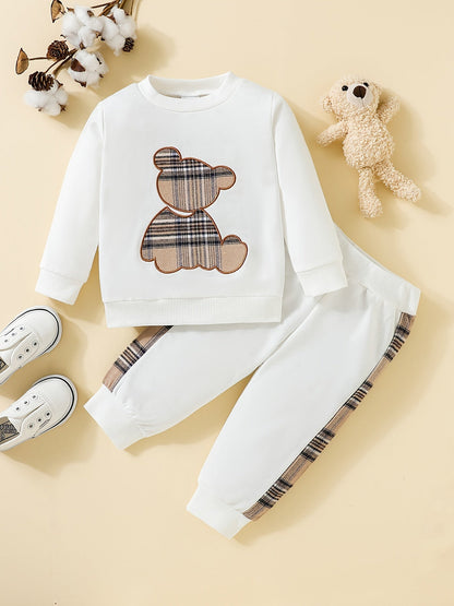 2-piece outfit - sweatshirt with bear embroidery and pants - Paris