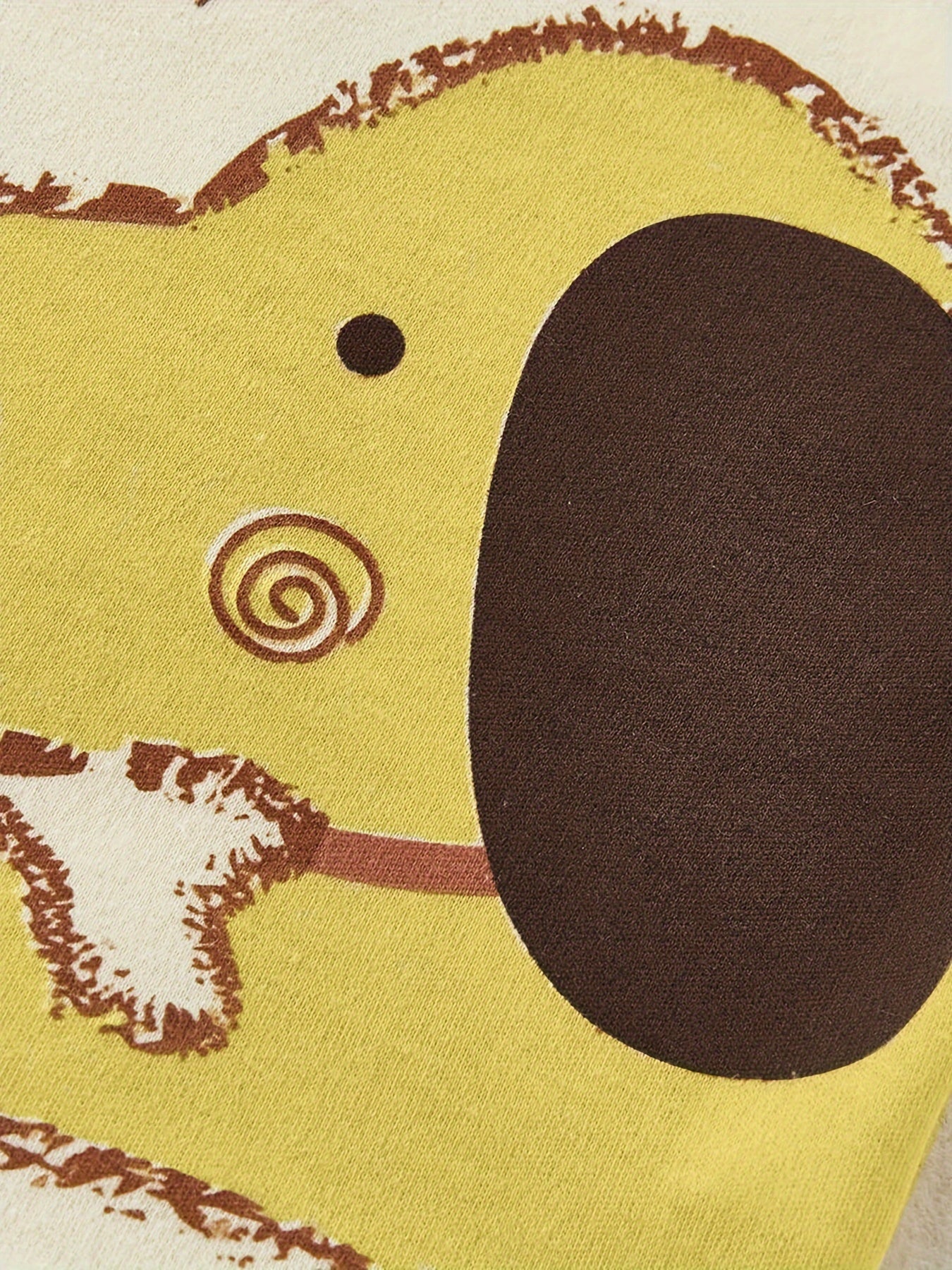 2-piece set cartoon letter print sweater with long sleeves and pants - Jano