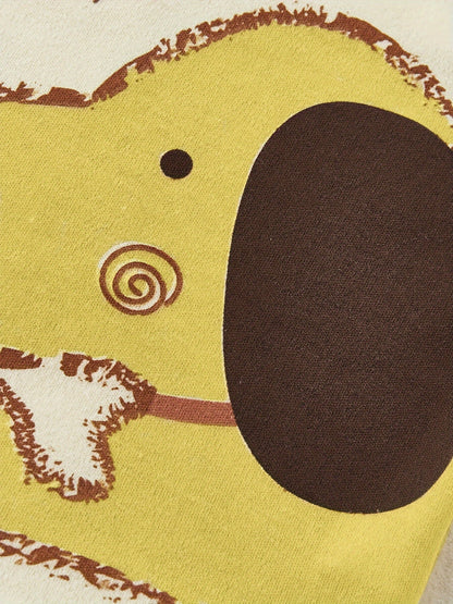 2-piece set cartoon letter print sweater with long sleeves and pants - Jano