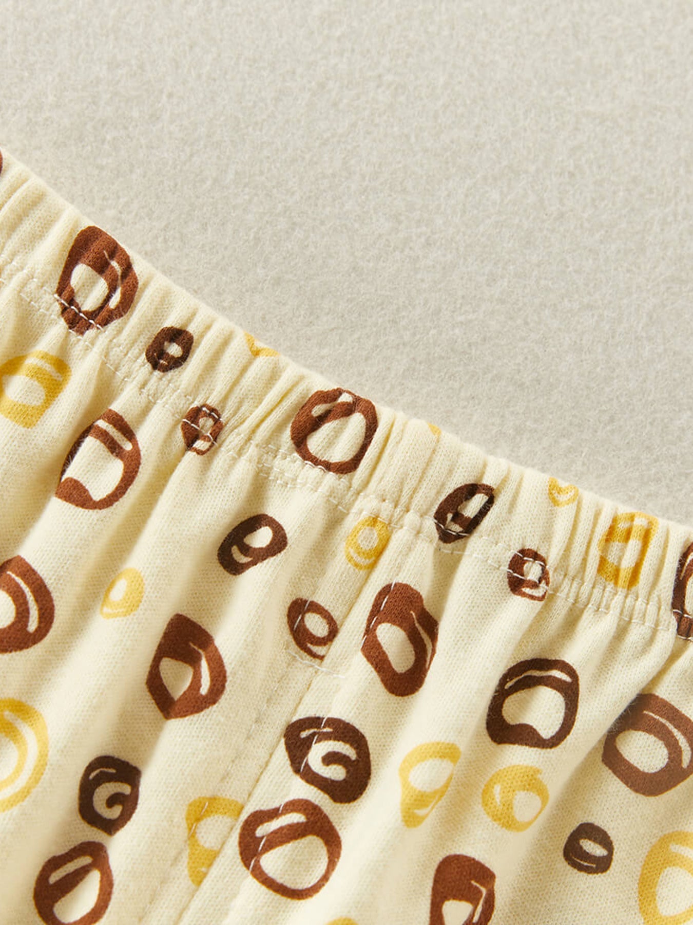 2-piece set cartoon letter print sweater with long sleeves and pants - Jano