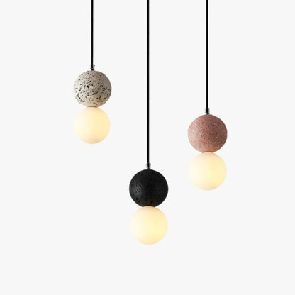 Valentina moderne kuleformet LED-pendellampe