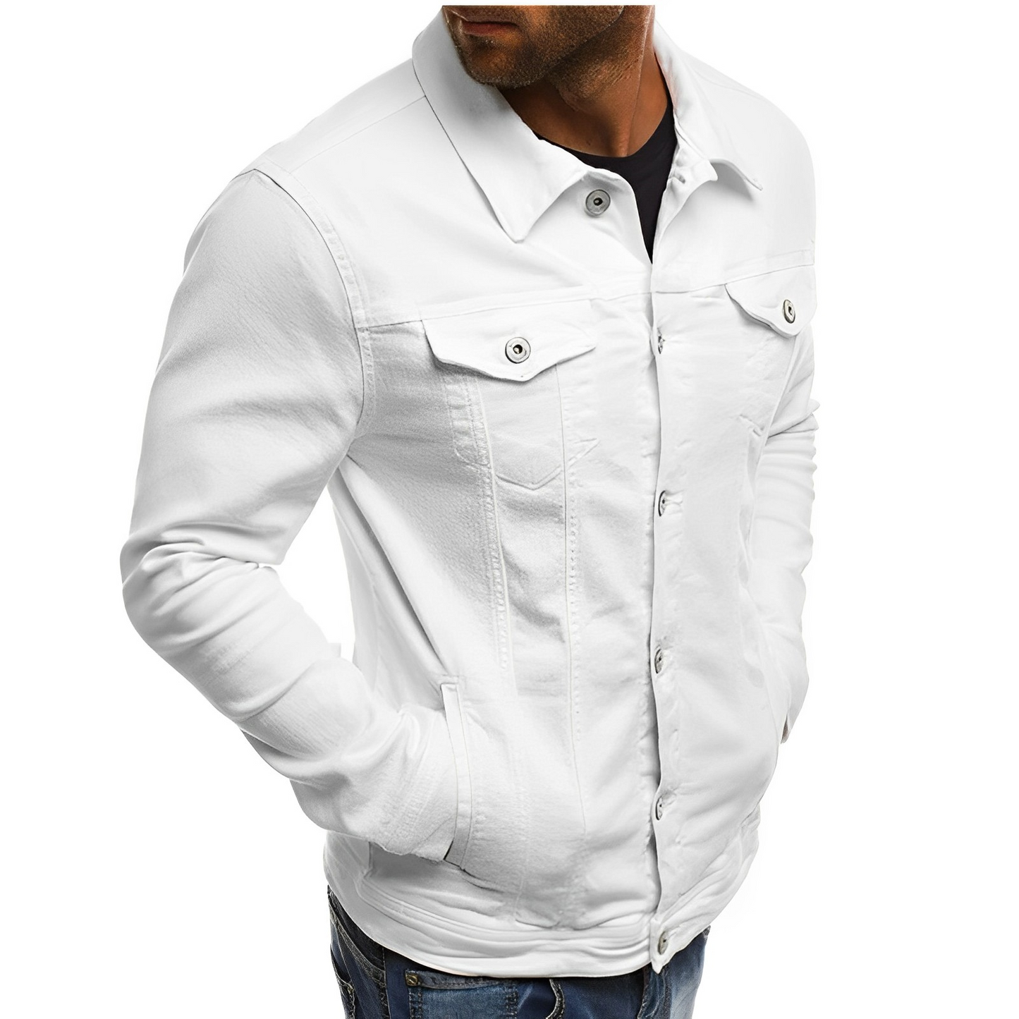 Herren-Sommerjacke – Jeansjacke