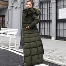 Abrigo parka largo de invierno para mujer - Avia