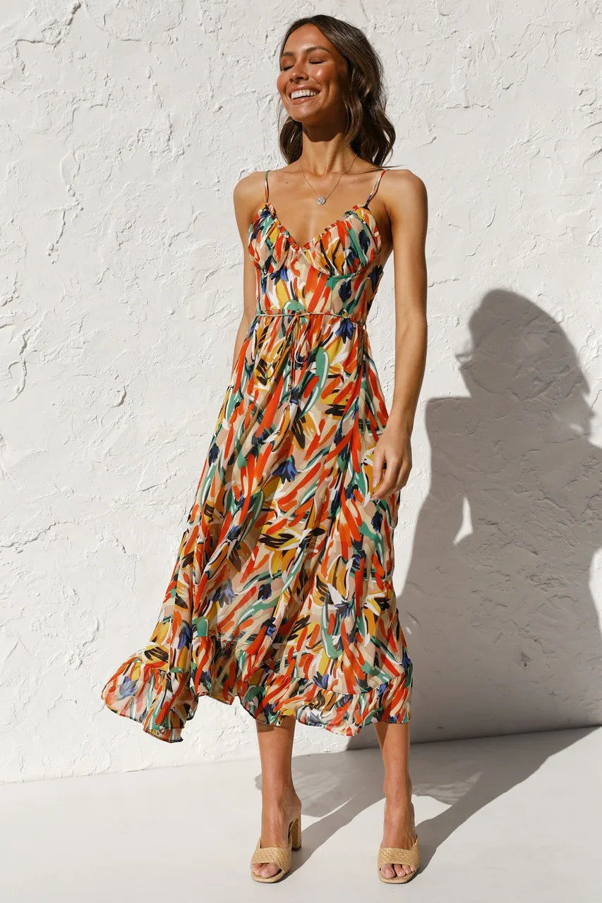 Colourful Dress - Belinda