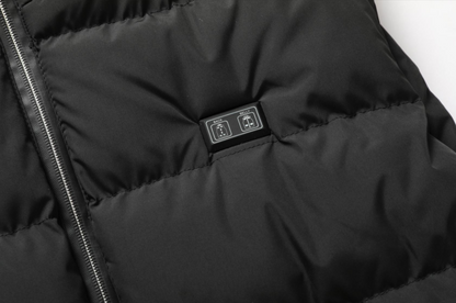Giacca riscaldata unisex con temperatura regolabile e materiale idrorepellente