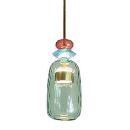 Lustră suspendată elegantă din sticlă, cu LED, Madre - modernă și cu o atmosferă plăcută