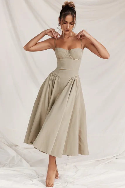 Sleeveless Corset Dress - Raquel