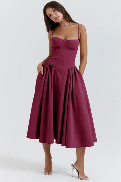 Sleeveless Corset Dress - Raquel