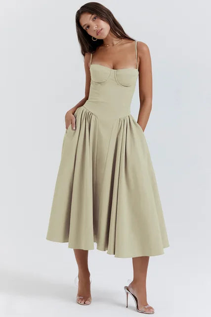 Sleeveless Corset Dress - Raquel