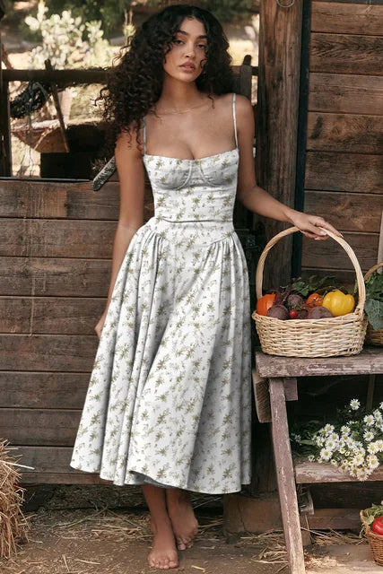 Sleeveless Corset Dress - Raquel