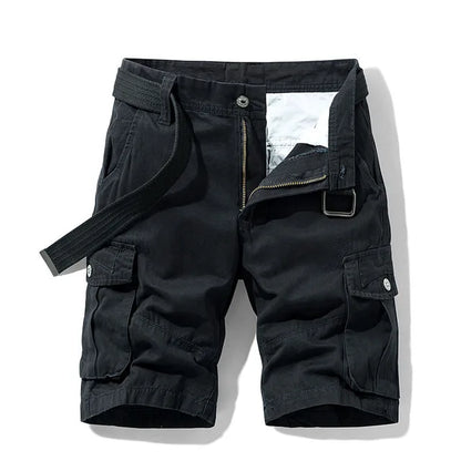 Pantaloncini cargo da uomo con tasche multiple e vestibilità comoda