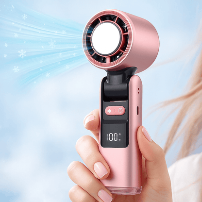 Cooliox Mini összecsukható kézi ventilátor, 4000 mAh