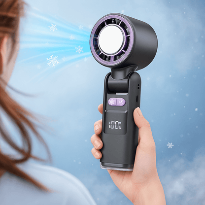 Cooliox Mini összecsukható kézi ventilátor, 4000 mAh