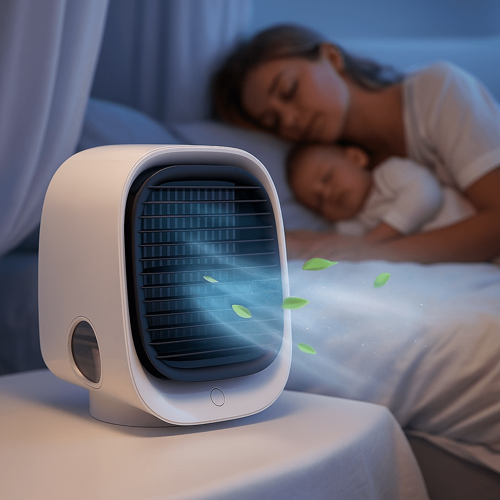 Aron Compact 2-in-1 USB Air Conditioner