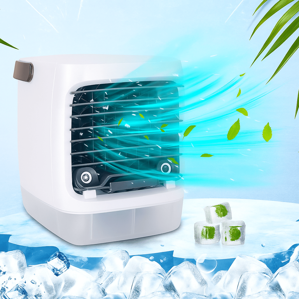 Mini raffrescatore d'aria portatile ricaricabile PolarBreeze