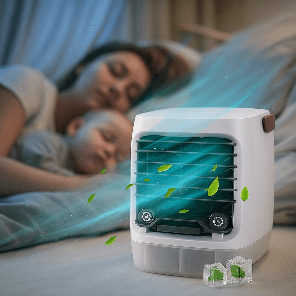 Mini raffrescatore d'aria portatile ricaricabile PolarBreeze