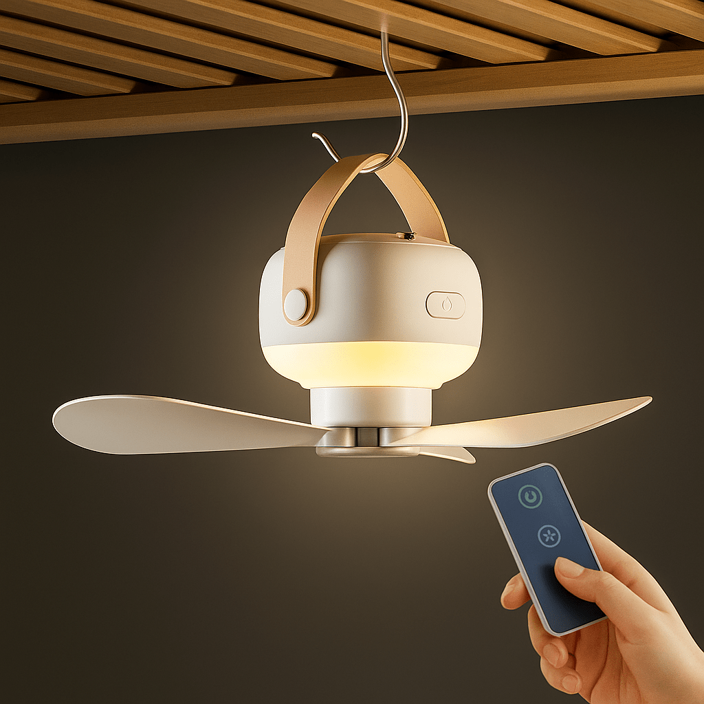 Ventilator fără fir AirMate, reîncărcabil, cu telecomandă
