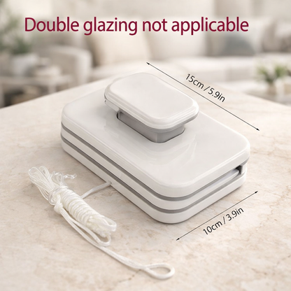 Magnetic Window Cleaner for Double Glazing, Safe Cleaning