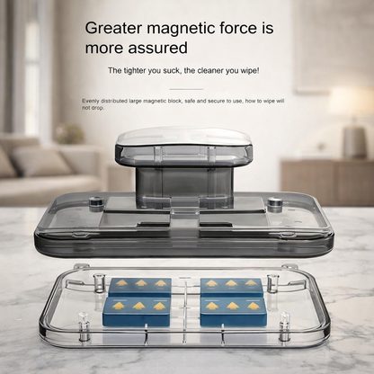 Magnetic Window Cleaner for Double Glazing, Safe Cleaning