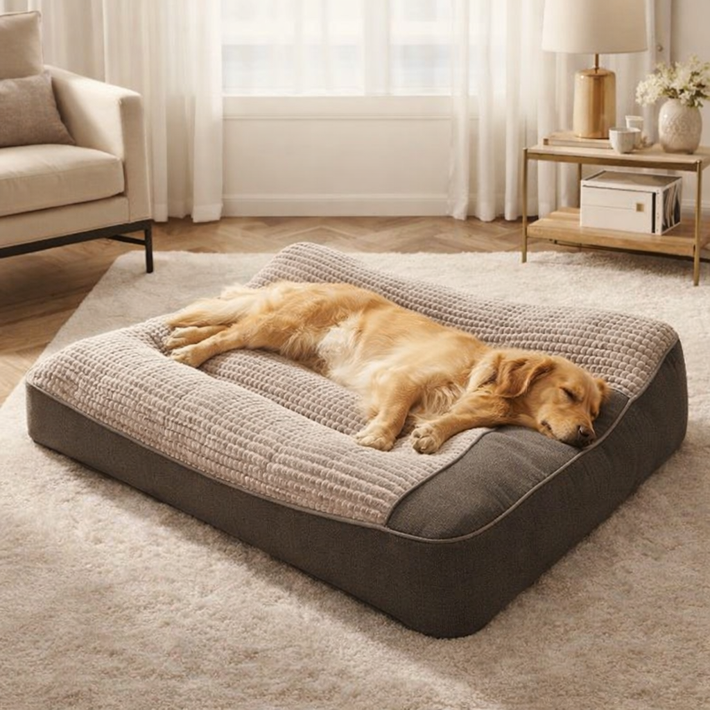 Orthopaedic Dog Bed | Sturdy Support, Comfortable | Pets