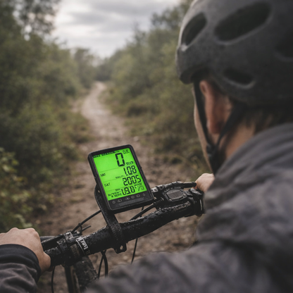 Cyklistický počítač | pro cyklistiku, digitální | displej, snadné ovládání