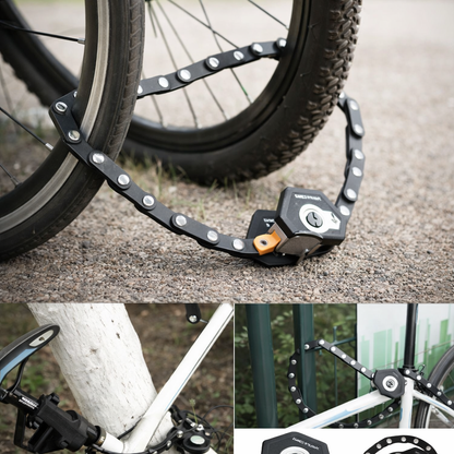 Lacăt pentru bicicletă | Protecție împotriva furtului, oțel călit | Securitate ridicată, robust