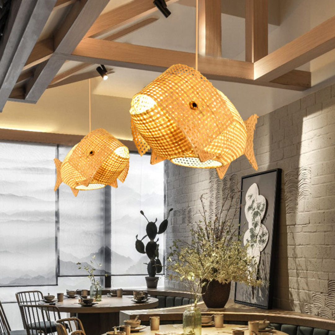 Exotic Pendant Lamp AsianGlow – Warm Light and Unique Design