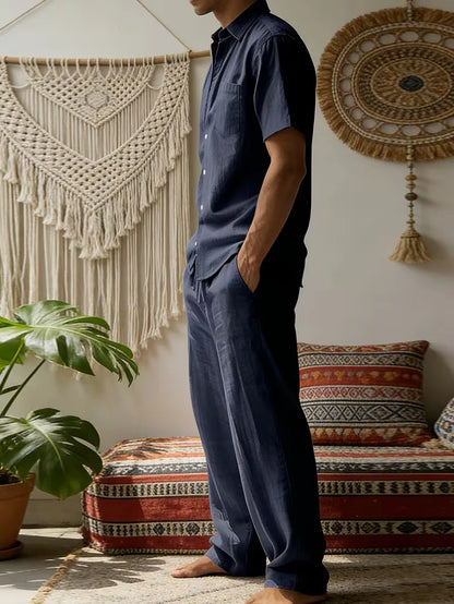 Ensemble de vêtements décontractés d'été pour hommes