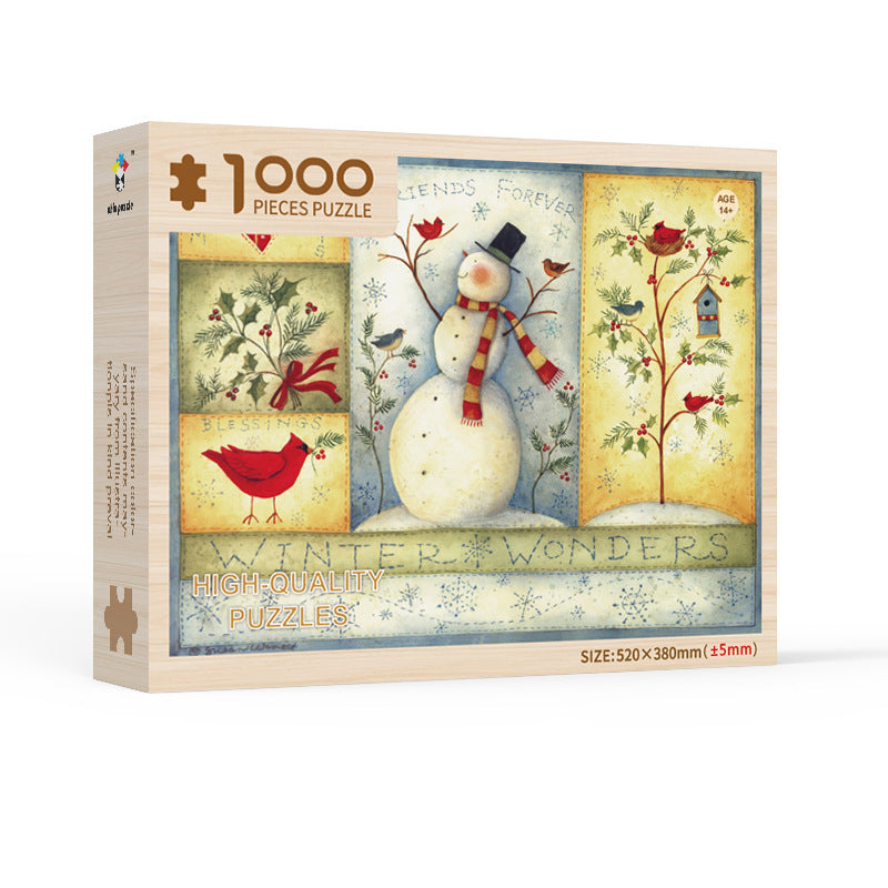 Christmas Puzzle Advent Calendar – 1008 Pieces, Daily Puzzle Fun